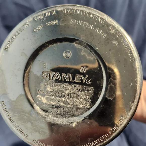 Stanley Dark Green and Silver Flask - Picture 3 of 6